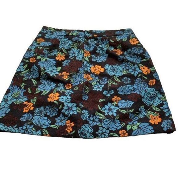 NWOT Loft Women's Multi Color Forest Blooms Floral Pencil Mini Skirt Size 6 - Picture 4 of 7